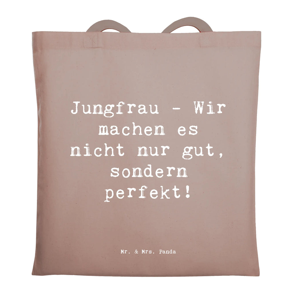 Tragetasche Spruch Jungfrau Perfektion Beuteltasche, Beutel, Einkaufstasche, Jutebeutel, Stoffbeutel, Tasche, Shopper, Umhängetasche, Strandtasche, Schultertasche, Stofftasche, Tragetasche, Badetasche, Jutetasche, Einkaufstüte, Laptoptasche, Tierkreiszeichen, Sternzeichen, Horoskop, Astrologie, Aszendent