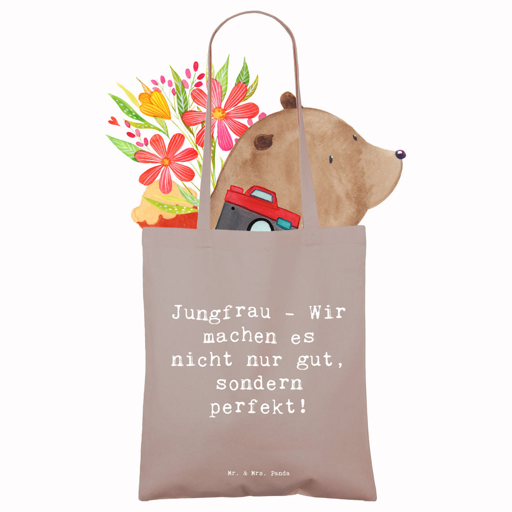 Tragetasche Spruch Jungfrau Perfektion Beuteltasche, Beutel, Einkaufstasche, Jutebeutel, Stoffbeutel, Tasche, Shopper, Umhängetasche, Strandtasche, Schultertasche, Stofftasche, Tragetasche, Badetasche, Jutetasche, Einkaufstüte, Laptoptasche, Tierkreiszeichen, Sternzeichen, Horoskop, Astrologie, Aszendent