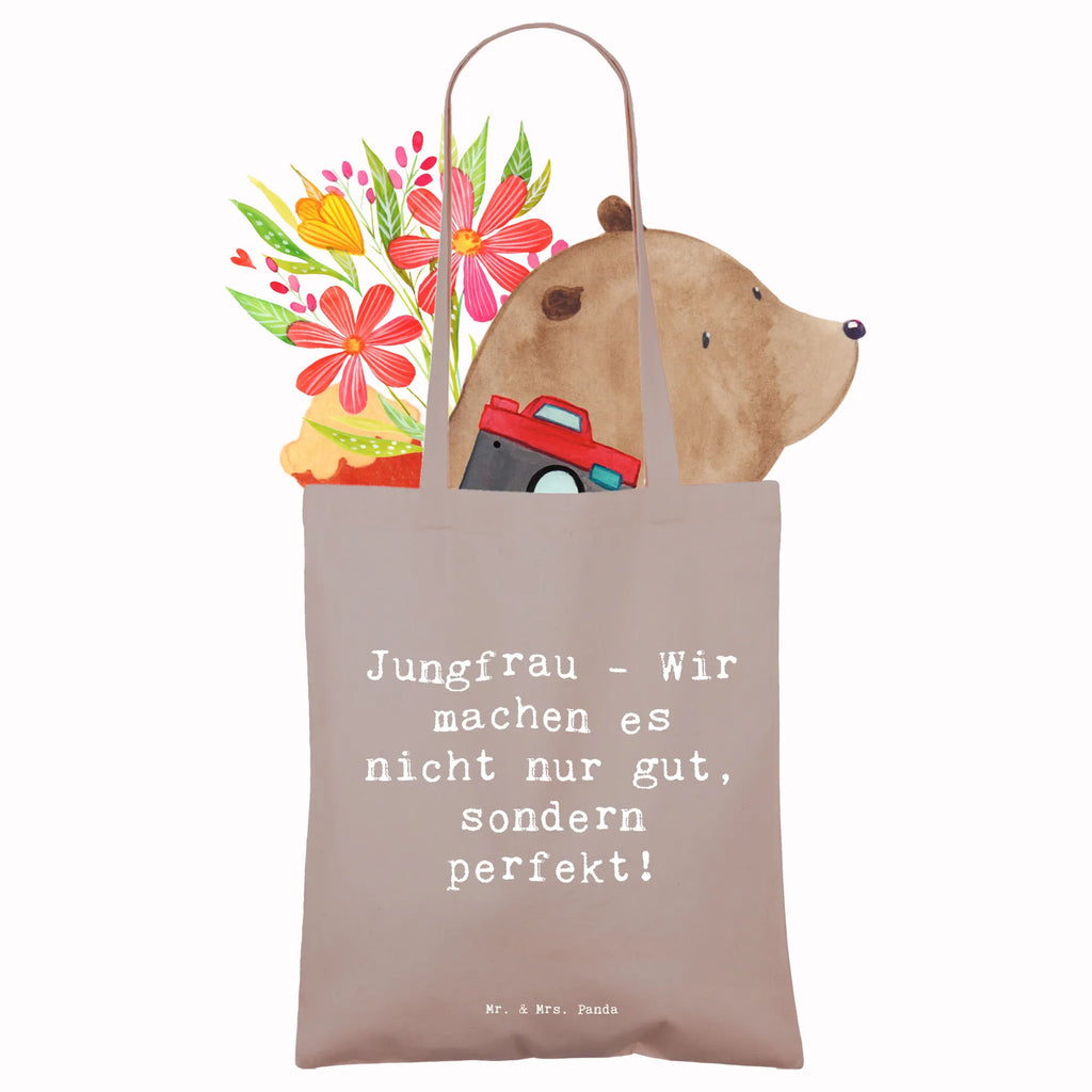 Tragetasche Spruch Jungfrau Perfektion Beuteltasche, Beutel, Einkaufstasche, Jutebeutel, Stoffbeutel, Tasche, Shopper, Umhängetasche, Strandtasche, Schultertasche, Stofftasche, Tragetasche, Badetasche, Jutetasche, Einkaufstüte, Laptoptasche, Tierkreiszeichen, Sternzeichen, Horoskop, Astrologie, Aszendent