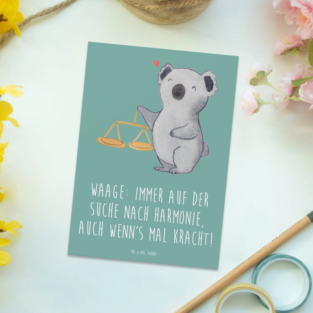 Postkarte Waagen Harmonie Postkarte, Karte, Geschenkkarte, Grußkarte, Einladung, Ansichtskarte, Geburtstagskarte, Einladungskarte, Dankeskarte, Ansichtskarten, Einladung Geburtstag, Einladungskarten Geburtstag, Tierkreiszeichen, Sternzeichen, Horoskop, Astrologie, Aszendent