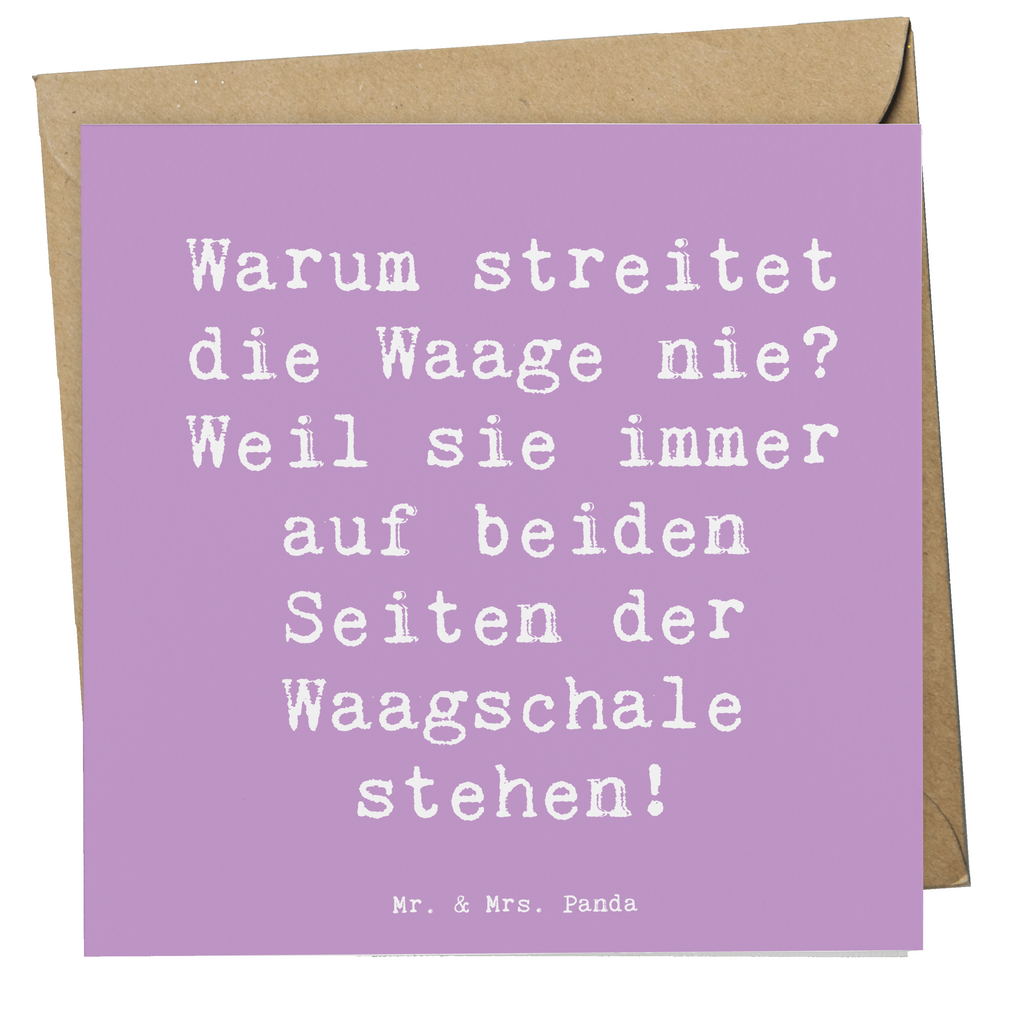 Deluxe Karte Spruch Waage Harmonie Karte, Grußkarte, Klappkarte, Einladungskarte, Glückwunschkarte, Hochzeitskarte, Geburtstagskarte, Hochwertige Grußkarte, Hochwertige Klappkarte, Tierkreiszeichen, Sternzeichen, Horoskop, Astrologie, Aszendent