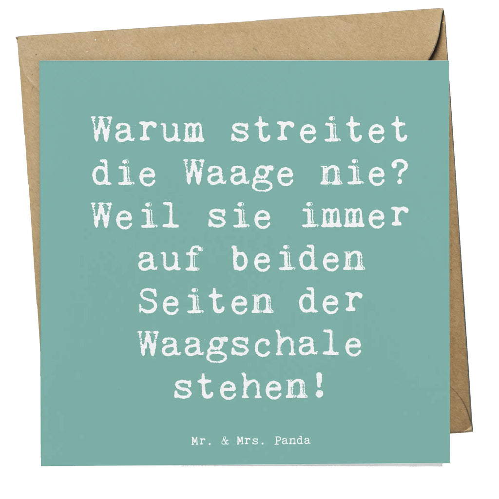 Deluxe Karte Spruch Waage Harmonie Karte, Grußkarte, Klappkarte, Einladungskarte, Glückwunschkarte, Hochzeitskarte, Geburtstagskarte, Hochwertige Grußkarte, Hochwertige Klappkarte, Tierkreiszeichen, Sternzeichen, Horoskop, Astrologie, Aszendent