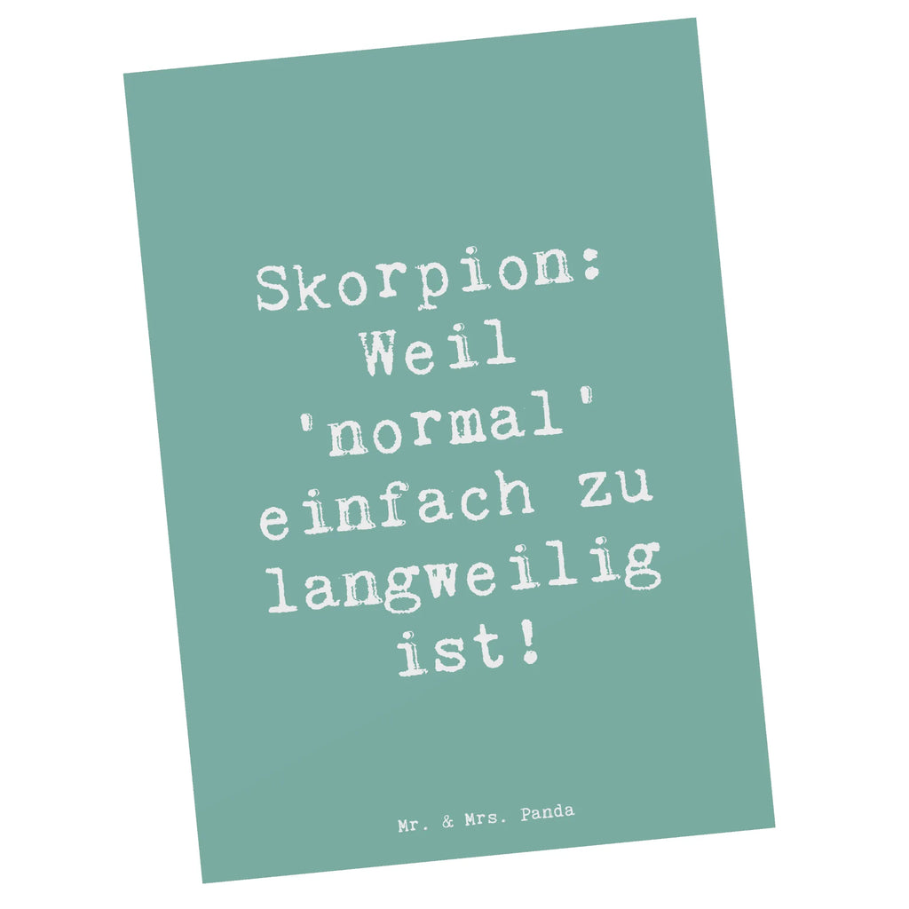 Postkarte Spruch Skorpion Unikat Postkarte, Karte, Geschenkkarte, Grußkarte, Einladung, Ansichtskarte, Geburtstagskarte, Einladungskarte, Dankeskarte, Ansichtskarten, Einladung Geburtstag, Einladungskarten Geburtstag, Tierkreiszeichen, Sternzeichen, Horoskop, Astrologie, Aszendent