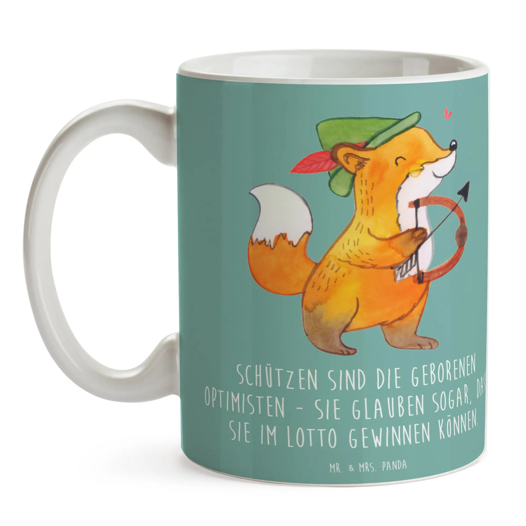 Tasse Schütze Optimist Tasse, Kaffeetasse, Teetasse, Becher, Kaffeebecher, Teebecher, Keramiktasse, Porzellantasse, Büro Tasse, Geschenk Tasse, Tasse Sprüche, Tasse Motive, Kaffeetassen, Tasse bedrucken, Designer Tasse, Cappuccino Tassen, Schöne Teetassen, Tierkreiszeichen, Sternzeichen, Horoskop, Astrologie, Aszendent