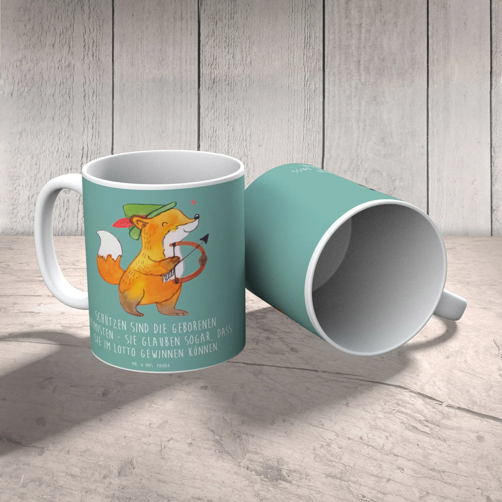 Tasse Schütze Optimist Tasse, Kaffeetasse, Teetasse, Becher, Kaffeebecher, Teebecher, Keramiktasse, Porzellantasse, Büro Tasse, Geschenk Tasse, Tasse Sprüche, Tasse Motive, Kaffeetassen, Tasse bedrucken, Designer Tasse, Cappuccino Tassen, Schöne Teetassen, Tierkreiszeichen, Sternzeichen, Horoskop, Astrologie, Aszendent