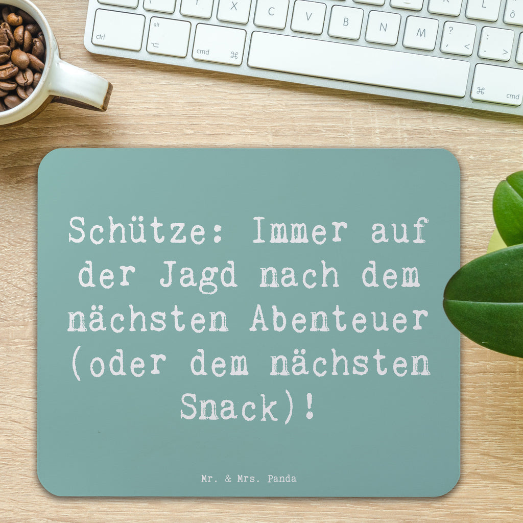 Mauspad Spruch Abenteuer Schütze Mousepad, Computer zubehör, Büroausstattung, PC Zubehör, Arbeitszimmer, Mauspad, Einzigartiges Mauspad, Designer Mauspad, Mausunterlage, Mauspad Büro, Tierkreiszeichen, Sternzeichen, Horoskop, Astrologie, Aszendent