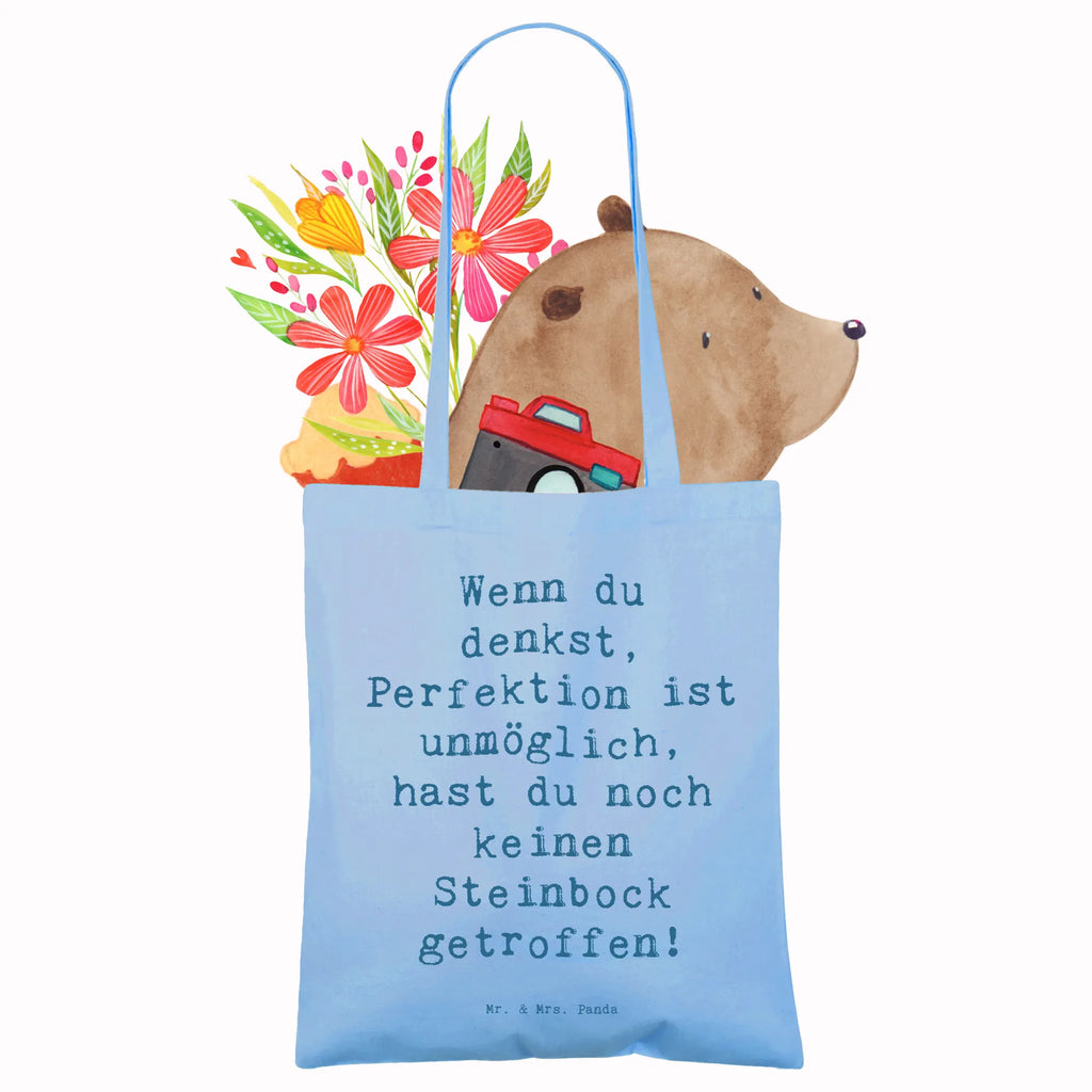 Tragetasche Spruch Steinbock Perfektion Beuteltasche, Beutel, Einkaufstasche, Jutebeutel, Stoffbeutel, Tasche, Shopper, Umhängetasche, Strandtasche, Schultertasche, Stofftasche, Tragetasche, Badetasche, Jutetasche, Einkaufstüte, Laptoptasche, Tierkreiszeichen, Sternzeichen, Horoskop, Astrologie, Aszendent