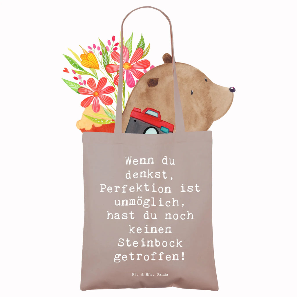 Tragetasche Spruch Steinbock Perfektion Beuteltasche, Beutel, Einkaufstasche, Jutebeutel, Stoffbeutel, Tasche, Shopper, Umhängetasche, Strandtasche, Schultertasche, Stofftasche, Tragetasche, Badetasche, Jutetasche, Einkaufstüte, Laptoptasche, Tierkreiszeichen, Sternzeichen, Horoskop, Astrologie, Aszendent