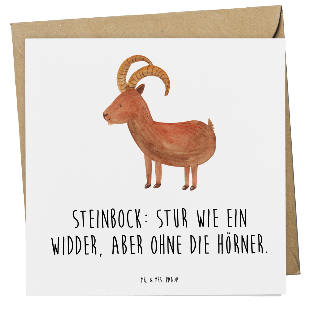 Deluxe Karte Spruch Steinbock Entschlossen Karte, Grußkarte, Klappkarte, Einladungskarte, Glückwunschkarte, Hochzeitskarte, Geburtstagskarte, Hochwertige Grußkarte, Hochwertige Klappkarte, Tierkreiszeichen, Sternzeichen, Horoskop, Astrologie, Aszendent