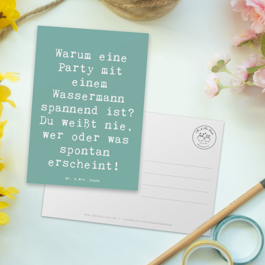 Postkarte Spruch Wassermann Party Postkarte, Karte, Geschenkkarte, Grußkarte, Einladung, Ansichtskarte, Geburtstagskarte, Einladungskarte, Dankeskarte, Ansichtskarten, Einladung Geburtstag, Einladungskarten Geburtstag, Tierkreiszeichen, Sternzeichen, Horoskop, Astrologie, Aszendent