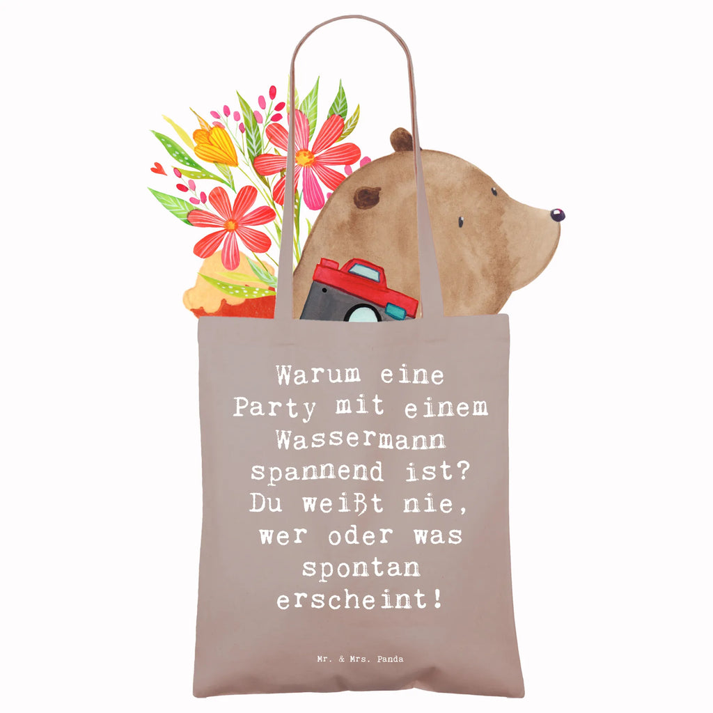 Tragetasche Spruch Wassermann Party Beuteltasche, Beutel, Einkaufstasche, Jutebeutel, Stoffbeutel, Tasche, Shopper, Umhängetasche, Strandtasche, Schultertasche, Stofftasche, Tragetasche, Badetasche, Jutetasche, Einkaufstüte, Laptoptasche, Tierkreiszeichen, Sternzeichen, Horoskop, Astrologie, Aszendent