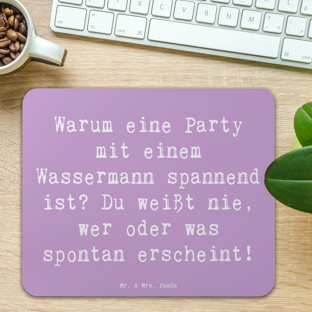 Mauspad Spruch Wassermann Party Mousepad, Computer zubehör, Büroausstattung, PC Zubehör, Arbeitszimmer, Mauspad, Einzigartiges Mauspad, Designer Mauspad, Mausunterlage, Mauspad Büro, Tierkreiszeichen, Sternzeichen, Horoskop, Astrologie, Aszendent