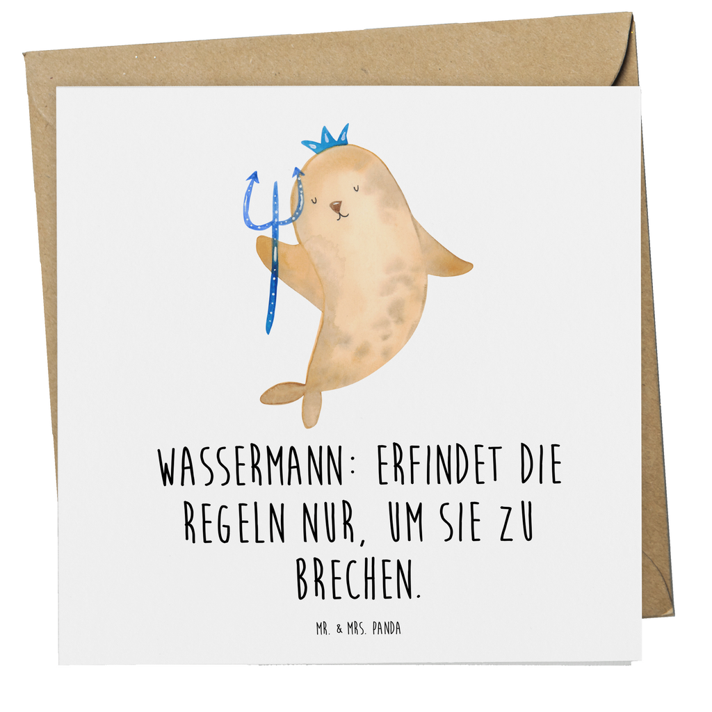 Deluxe Karte Spruch Wassermann Freigeist Karte, Grußkarte, Klappkarte, Einladungskarte, Glückwunschkarte, Hochzeitskarte, Geburtstagskarte, Hochwertige Grußkarte, Hochwertige Klappkarte, Tierkreiszeichen, Sternzeichen, Horoskop, Astrologie, Aszendent