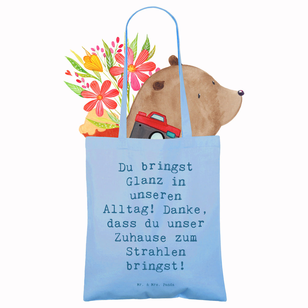 Tragetasche Spruch Glanz Putzfrau Beuteltasche, Beutel, Einkaufstasche, Jutebeutel, Stoffbeutel, Tasche, Shopper, Umhängetasche, Strandtasche, Schultertasche, Stofftasche, Tragetasche, Badetasche, Jutetasche, Einkaufstüte, Laptoptasche