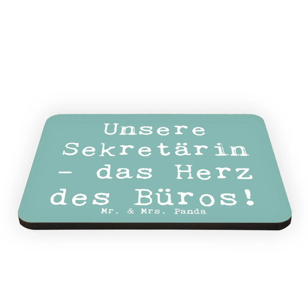 Magnet Unsere Sekretärin - das Herz des Büros! Kühlschrankmagnet, Pinnwandmagnet, Souvenir Magnet, Motivmagnete, Dekomagnet, Whiteboard Magnet, Notiz Magnet, Kühlschrank Dekoration