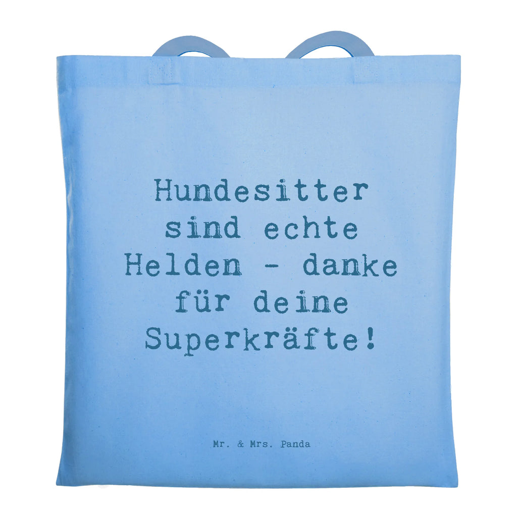 Tragetasche Hundesitter sind echte Helden - danke für deine Superkräfte! Beuteltasche, Beutel, Einkaufstasche, Jutebeutel, Stoffbeutel, Tasche, Shopper, Umhängetasche, Strandtasche, Schultertasche, Stofftasche, Tragetasche, Badetasche, Jutetasche, Einkaufstüte, Laptoptasche