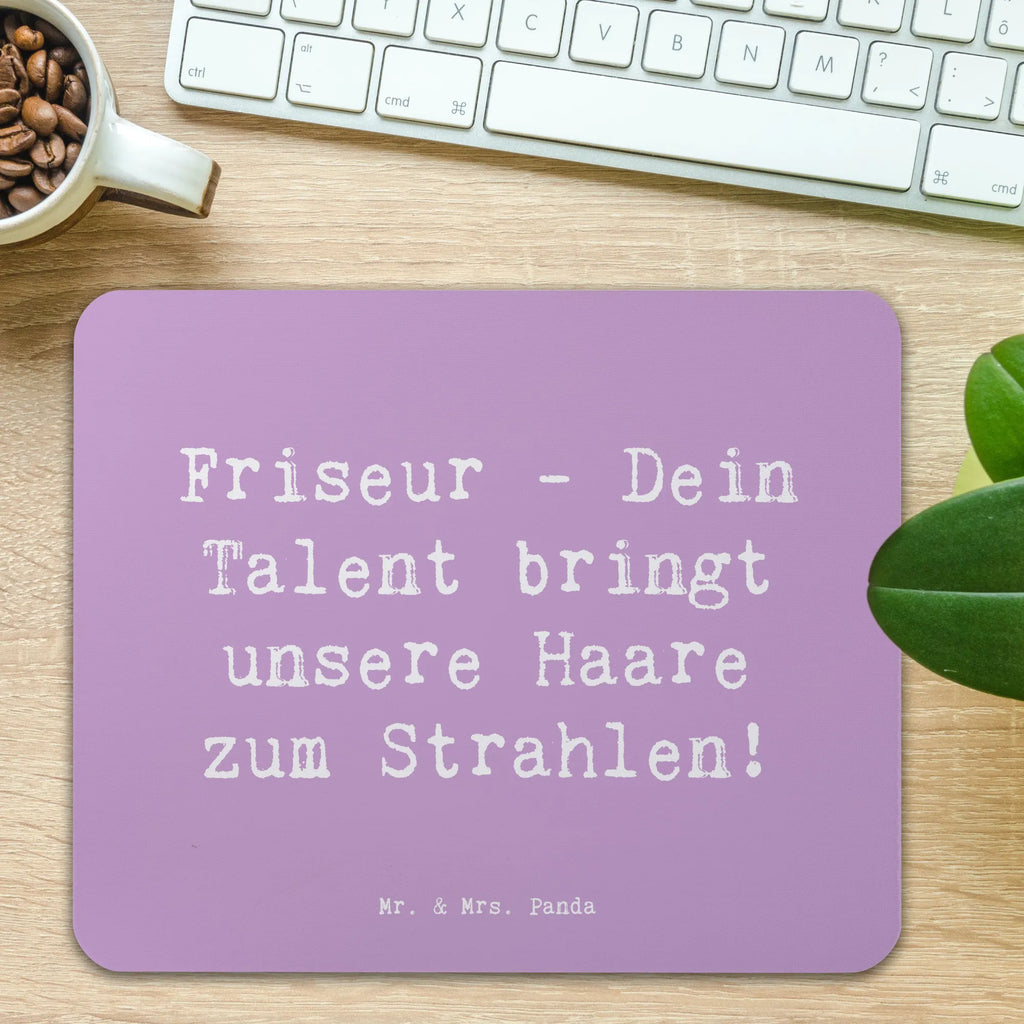 Mauspad Spruch Friseur Talent Mousepad, Computer zubehör, Büroausstattung, PC Zubehör, Arbeitszimmer, Mauspad, Einzigartiges Mauspad, Designer Mauspad, Mausunterlage, Mauspad Büro