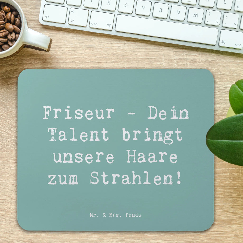 Mauspad Spruch Friseur Talent Mousepad, Computer zubehör, Büroausstattung, PC Zubehör, Arbeitszimmer, Mauspad, Einzigartiges Mauspad, Designer Mauspad, Mausunterlage, Mauspad Büro