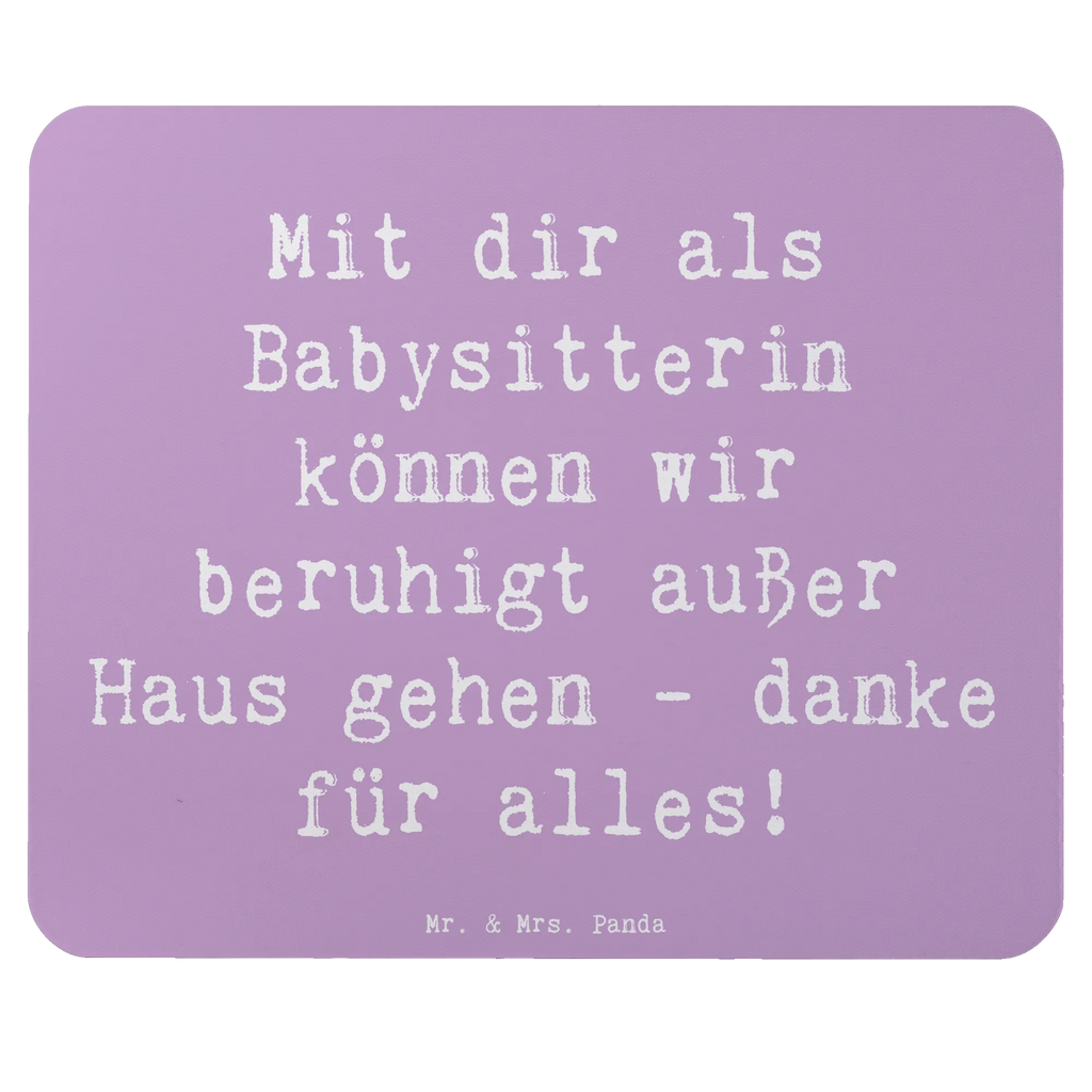 Mauspad Spruch Babysitter Dank Mousepad, Computer zubehör, Büroausstattung, PC Zubehör, Arbeitszimmer, Mauspad, Einzigartiges Mauspad, Designer Mauspad, Mausunterlage, Mauspad Büro