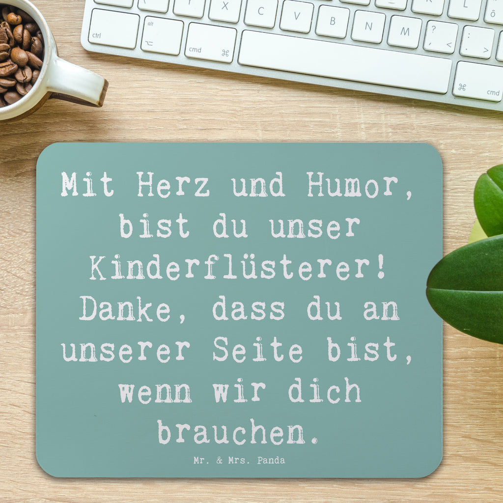 Mauspad Spruch Baby-Sitter Engelflüsterer Mousepad, Computer zubehör, Büroausstattung, PC Zubehör, Arbeitszimmer, Mauspad, Einzigartiges Mauspad, Designer Mauspad, Mausunterlage, Mauspad Büro