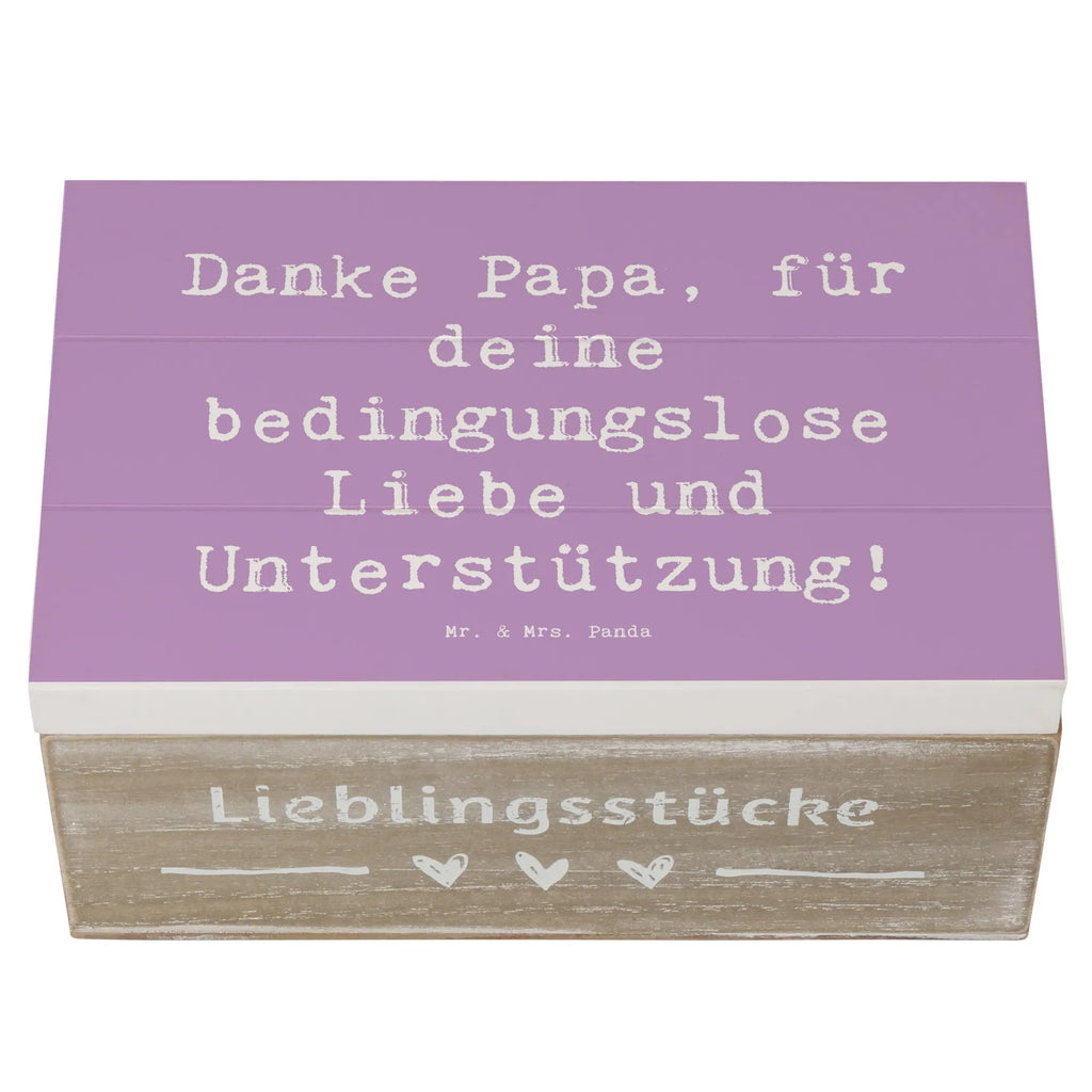 Holzkiste Danke Papa, für deine bedingungslose Liebe und Unterstützung! Holzkiste, Kiste, Schatzkiste, Truhe, Schatulle, XXL, Erinnerungsbox, Erinnerungskiste, Dekokiste, Aufbewahrungsbox, Geschenkbox, Geschenkdose