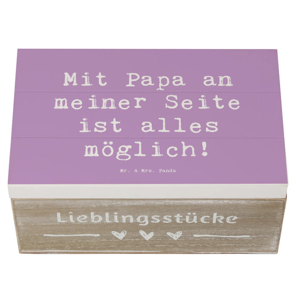 Holzkiste Mit Papa an meiner Seite ist alles möglich! Holzkiste, Kiste, Schatzkiste, Truhe, Schatulle, XXL, Erinnerungsbox, Erinnerungskiste, Dekokiste, Aufbewahrungsbox, Geschenkbox, Geschenkdose