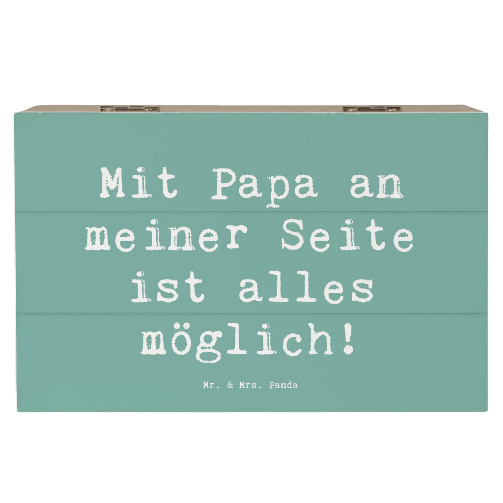 Holzkiste Mit Papa an meiner Seite ist alles möglich! Holzkiste, Kiste, Schatzkiste, Truhe, Schatulle, XXL, Erinnerungsbox, Erinnerungskiste, Dekokiste, Aufbewahrungsbox, Geschenkbox, Geschenkdose