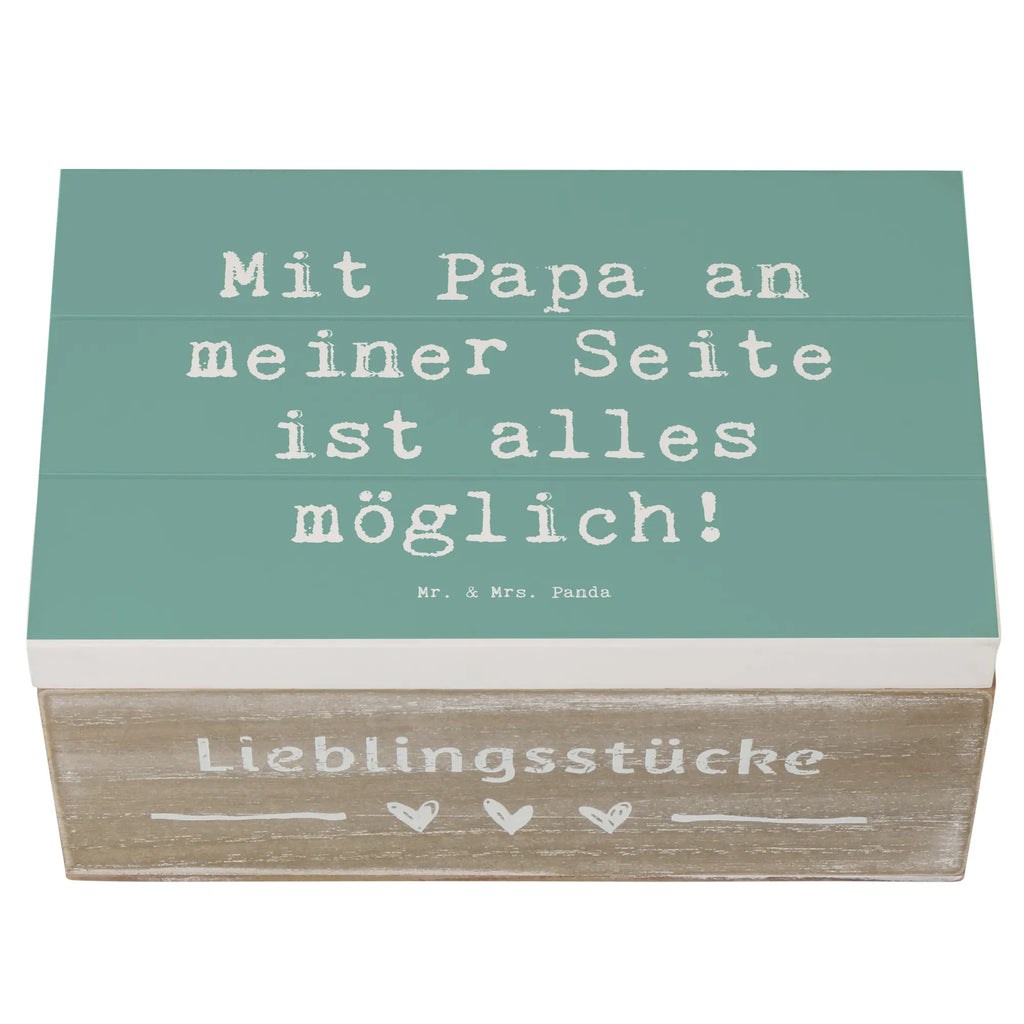 Holzkiste Mit Papa an meiner Seite ist alles möglich! Holzkiste, Kiste, Schatzkiste, Truhe, Schatulle, XXL, Erinnerungsbox, Erinnerungskiste, Dekokiste, Aufbewahrungsbox, Geschenkbox, Geschenkdose