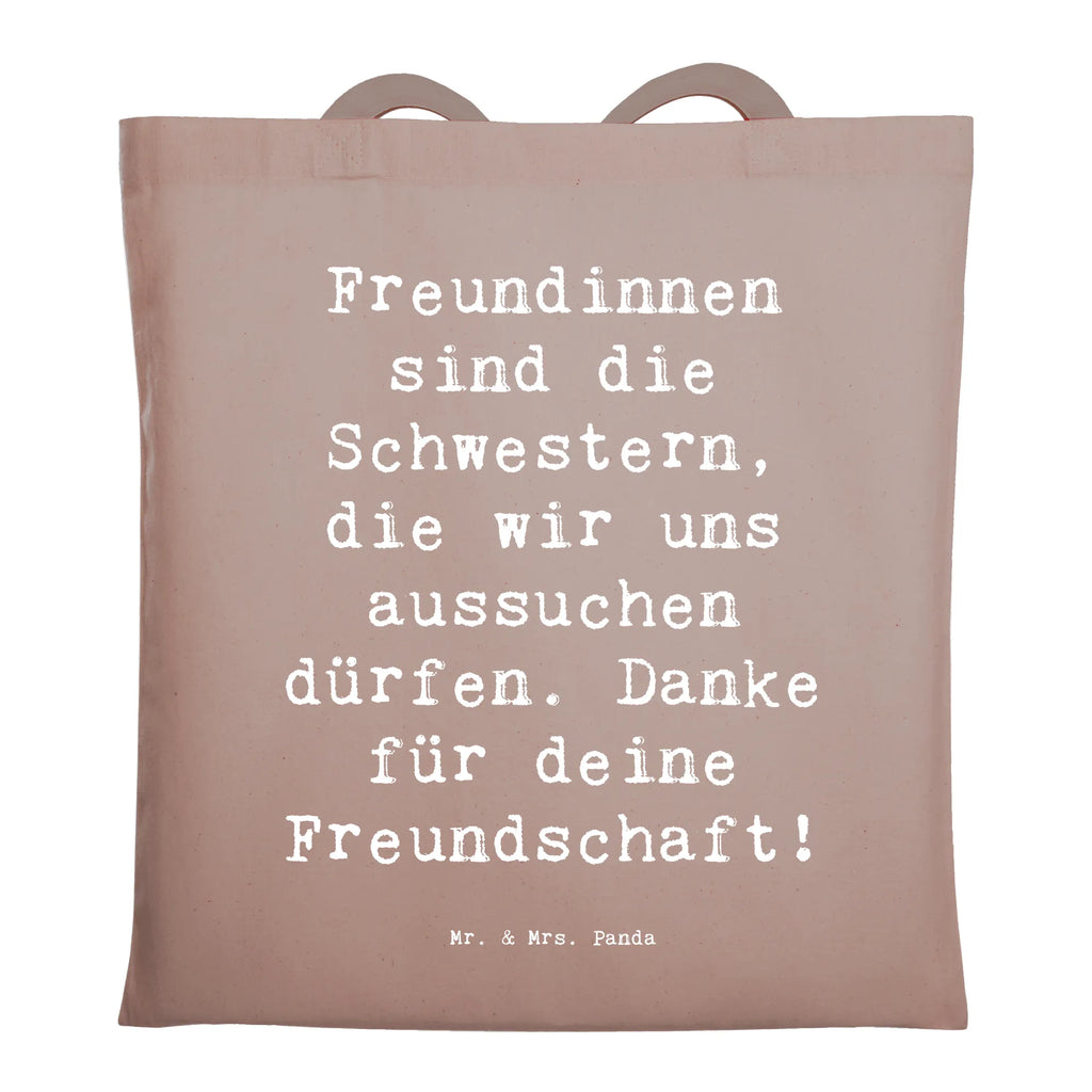 Tragetasche Freundinnen sind die Schwestern, die wir uns aussuchen dürfen. Danke für deine Freundschaft! Beuteltasche, Beutel, Einkaufstasche, Jutebeutel, Stoffbeutel, Tasche, Shopper, Umhängetasche, Strandtasche, Schultertasche, Stofftasche, Tragetasche, Badetasche, Jutetasche, Einkaufstüte, Laptoptasche