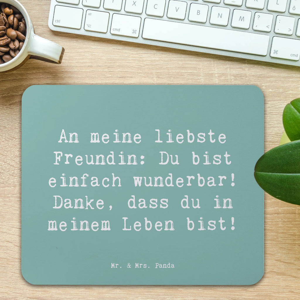 Mauspad Spruch Liebste Freundin Mousepad, Computer zubehör, Büroausstattung, PC Zubehör, Arbeitszimmer, Mauspad, Einzigartiges Mauspad, Designer Mauspad, Mausunterlage, Mauspad Büro