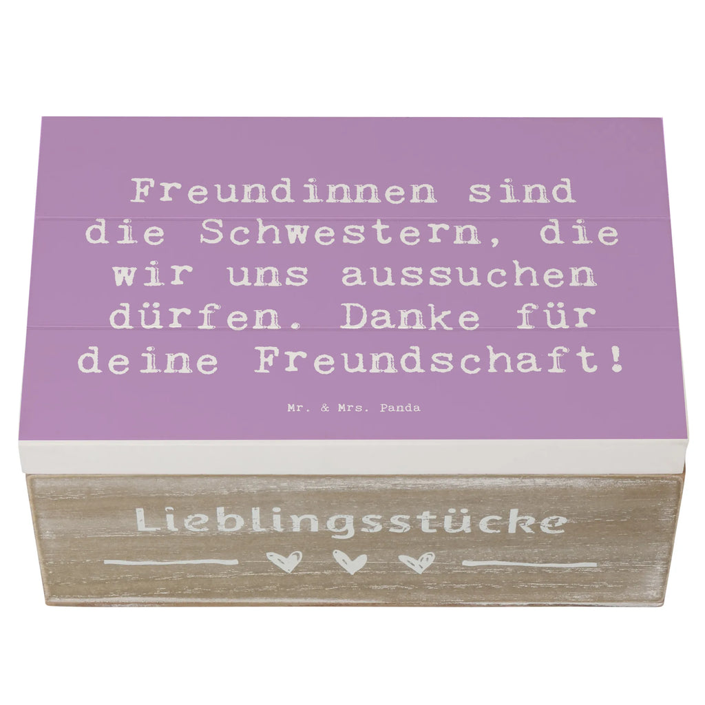 Holzkiste Freundinnen sind die Schwestern, die wir uns aussuchen dürfen. Danke für deine Freundschaft! Holzkiste, Kiste, Schatzkiste, Truhe, Schatulle, XXL, Erinnerungsbox, Erinnerungskiste, Dekokiste, Aufbewahrungsbox, Geschenkbox, Geschenkdose