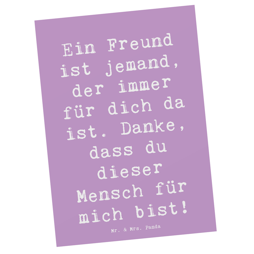 Postkarte Spruch Freund fürs Leben Postkarte, Karte, Geschenkkarte, Grußkarte, Einladung, Ansichtskarte, Geburtstagskarte, Einladungskarte, Dankeskarte, Ansichtskarten, Einladung Geburtstag, Einladungskarten Geburtstag