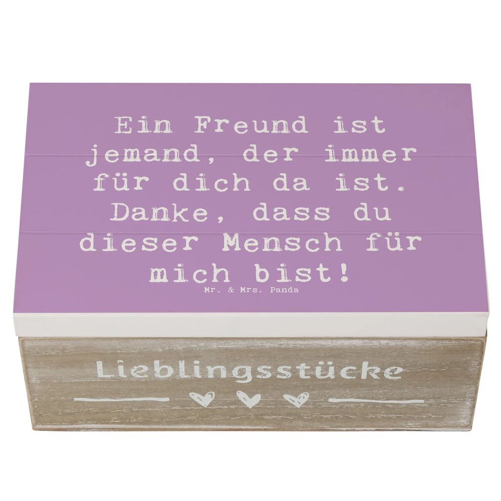 Holzkiste Ein Freund ist jemand, der immer für dich da ist. Danke, dass du dieser Mensch für mich bist! Holzkiste, Kiste, Schatzkiste, Truhe, Schatulle, XXL, Erinnerungsbox, Erinnerungskiste, Dekokiste, Aufbewahrungsbox, Geschenkbox, Geschenkdose