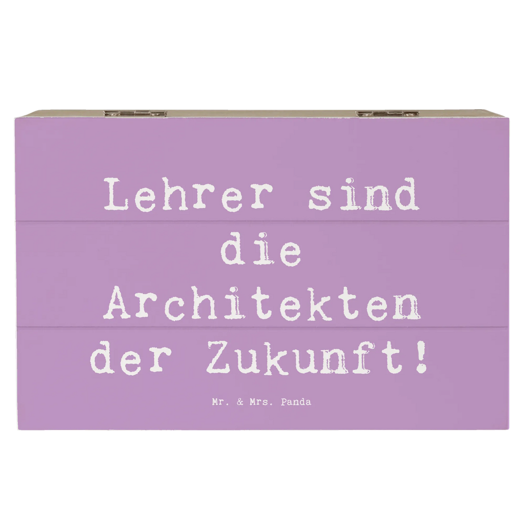 Holzkiste Lehrer sind die Architekten der Zukunft! Holzkiste, Kiste, Schatzkiste, Truhe, Schatulle, XXL, Erinnerungsbox, Erinnerungskiste, Dekokiste, Aufbewahrungsbox, Geschenkbox, Geschenkdose