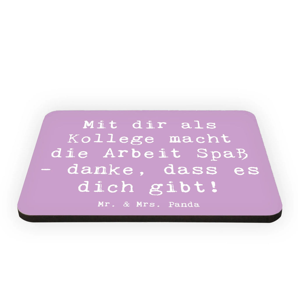 Magnet Mit dir als Kollege macht die Arbeit Spaß - danke, dass es dich gibt! Kühlschrankmagnet, Pinnwandmagnet, Souvenir Magnet, Motivmagnete, Dekomagnet, Whiteboard Magnet, Notiz Magnet, Kühlschrank Dekoration