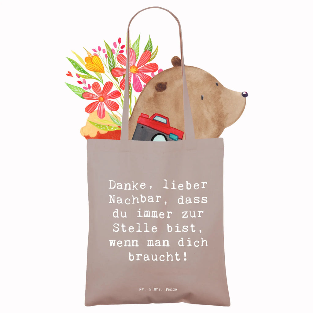 Tragetasche Danke, lieber Nachbar, dass du immer zur Stelle bist, wenn man dich braucht! Beuteltasche, Beutel, Einkaufstasche, Jutebeutel, Stoffbeutel, Tasche, Shopper, Umhängetasche, Strandtasche, Schultertasche, Stofftasche, Tragetasche, Badetasche, Jutetasche, Einkaufstüte, Laptoptasche