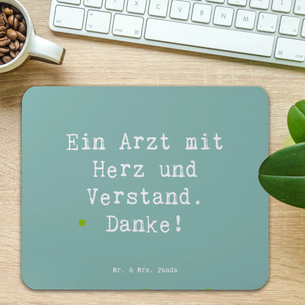 Mauspad Spruch Arzt mit Herz Mousepad, Computer zubehör, Büroausstattung, PC Zubehör, Arbeitszimmer, Mauspad, Einzigartiges Mauspad, Designer Mauspad, Mausunterlage, Mauspad Büro