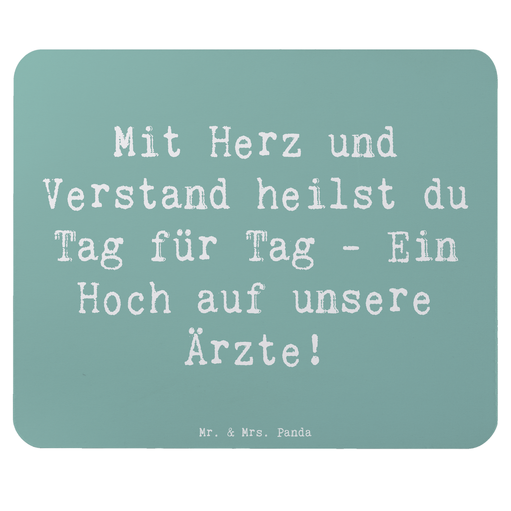 Mauspad Spruch Arzt Herz Verstand Mousepad, Computer zubehör, Büroausstattung, PC Zubehör, Arbeitszimmer, Mauspad, Einzigartiges Mauspad, Designer Mauspad, Mausunterlage, Mauspad Büro