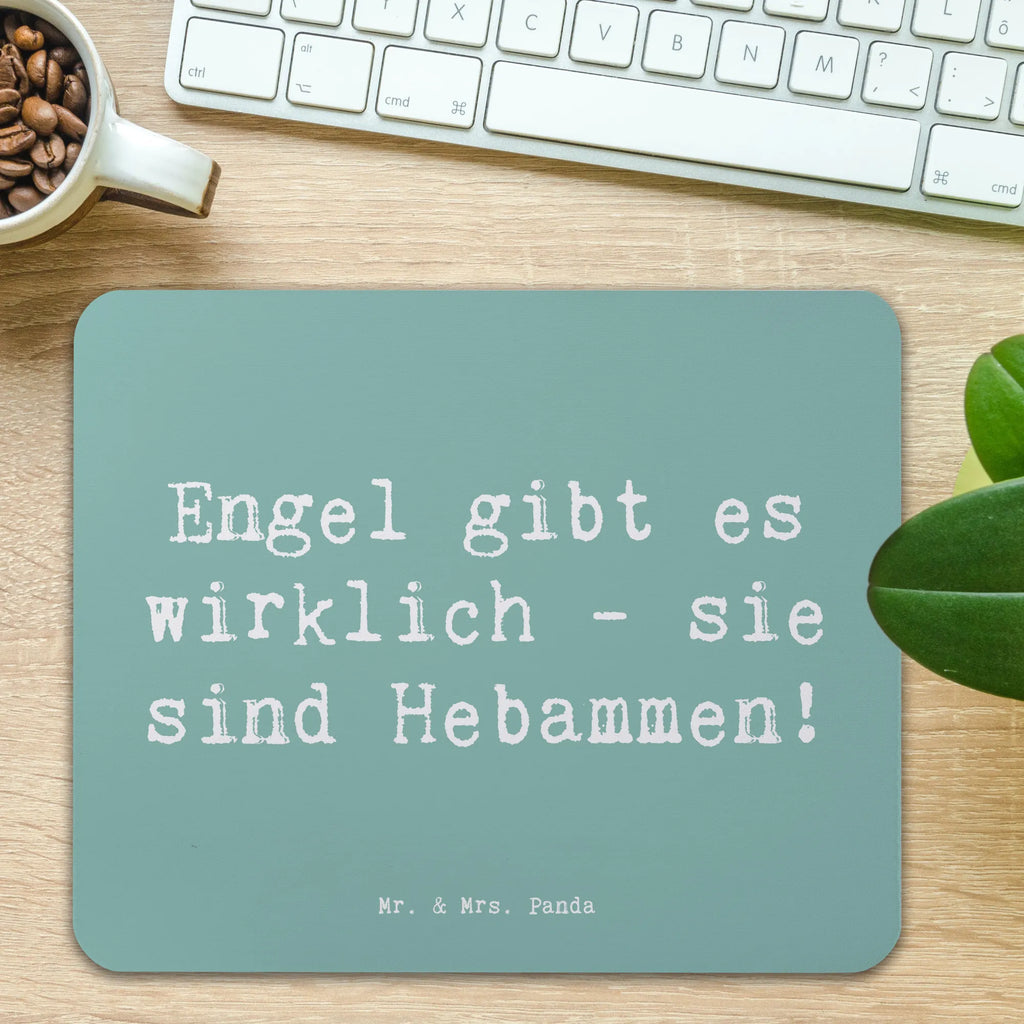 Mauspad Engel gibt es wirklich - sie sind Hebammen! Mousepad, Computer zubehör, Büroausstattung, PC Zubehör, Arbeitszimmer, Mauspad, Einzigartiges Mauspad, Designer Mauspad, Mausunterlage, Mauspad Büro