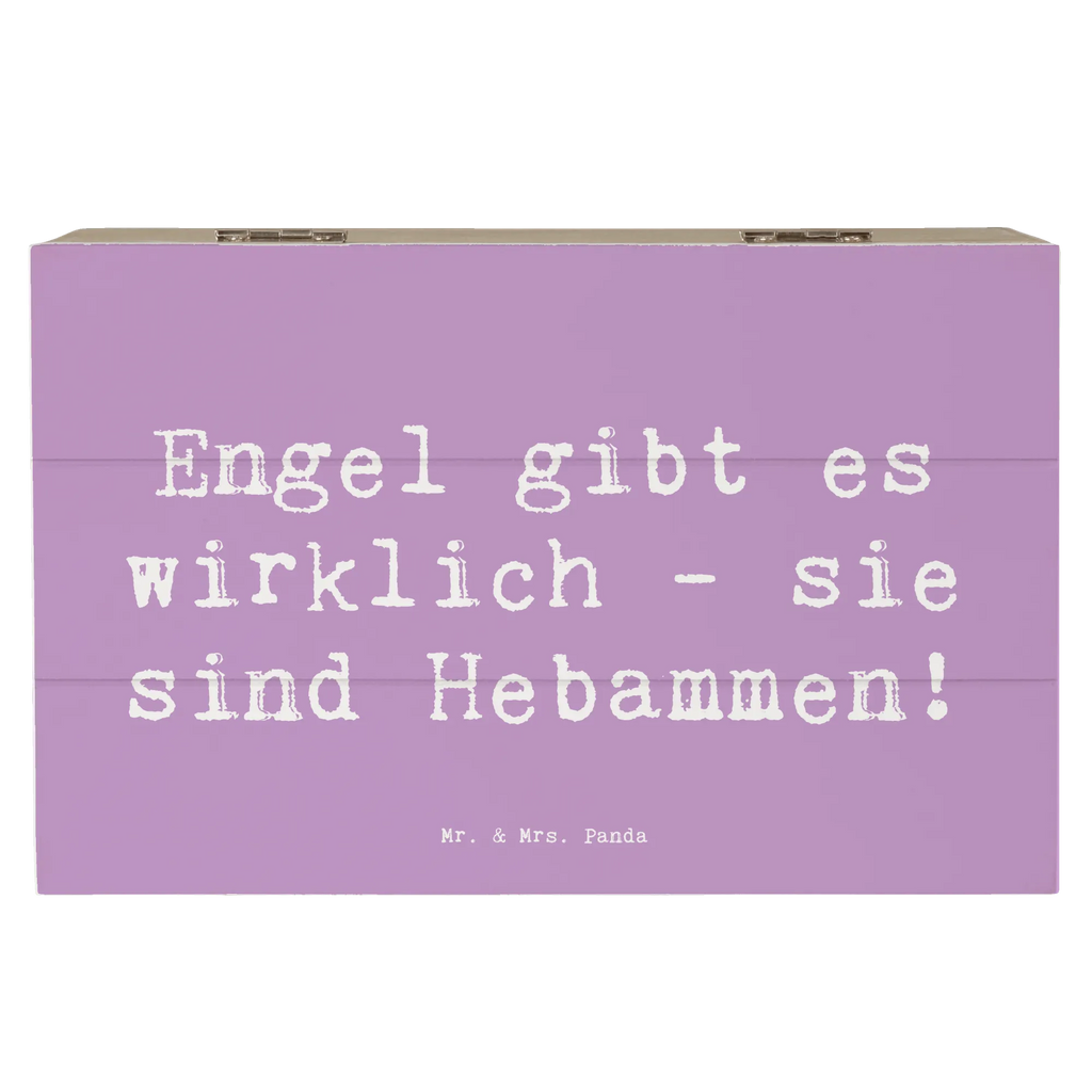 Holzkiste Engel gibt es wirklich - sie sind Hebammen! Holzkiste, Kiste, Schatzkiste, Truhe, Schatulle, XXL, Erinnerungsbox, Erinnerungskiste, Dekokiste, Aufbewahrungsbox, Geschenkbox, Geschenkdose