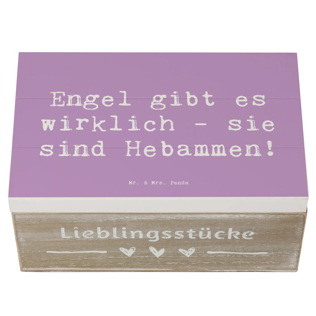 Holzkiste Engel gibt es wirklich - sie sind Hebammen! Holzkiste, Kiste, Schatzkiste, Truhe, Schatulle, XXL, Erinnerungsbox, Erinnerungskiste, Dekokiste, Aufbewahrungsbox, Geschenkbox, Geschenkdose