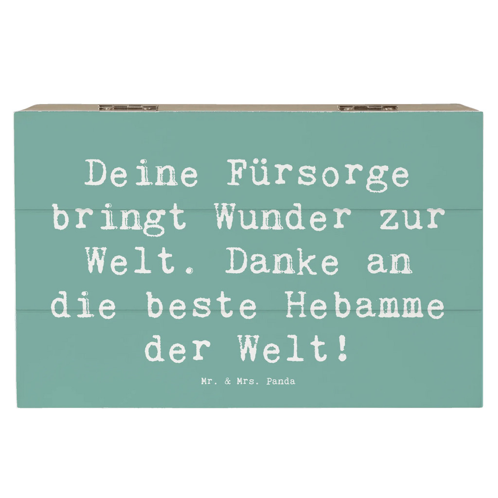 Holzkiste Deine Fürsorge bringt Wunder zur Welt. Danke an die beste Hebamme der Welt! Holzkiste, Kiste, Schatzkiste, Truhe, Schatulle, XXL, Erinnerungsbox, Erinnerungskiste, Dekokiste, Aufbewahrungsbox, Geschenkbox, Geschenkdose