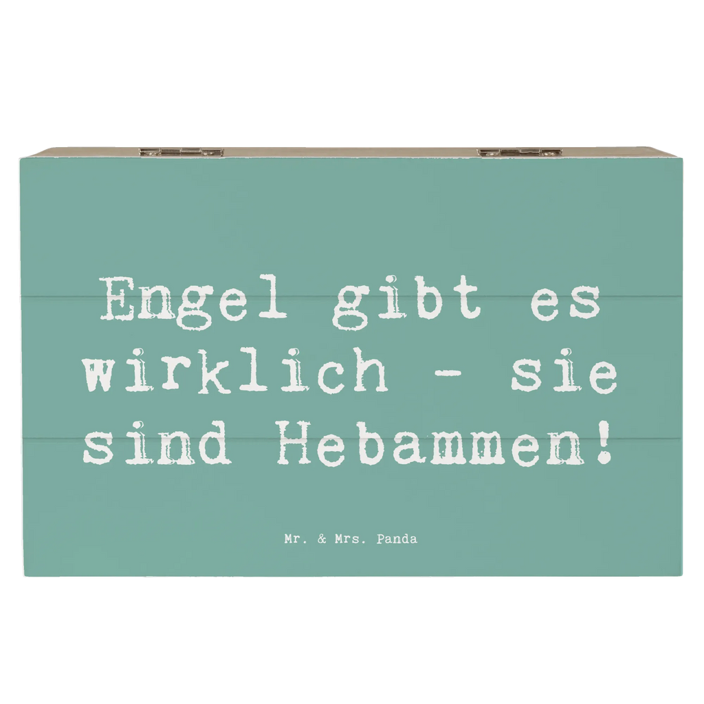 Holzkiste Engel gibt es wirklich - sie sind Hebammen! Holzkiste, Kiste, Schatzkiste, Truhe, Schatulle, XXL, Erinnerungsbox, Erinnerungskiste, Dekokiste, Aufbewahrungsbox, Geschenkbox, Geschenkdose