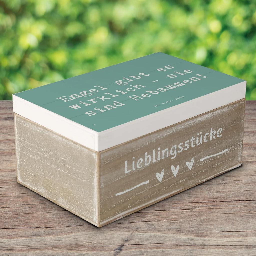 Holzkiste Engel gibt es wirklich - sie sind Hebammen! Holzkiste, Kiste, Schatzkiste, Truhe, Schatulle, XXL, Erinnerungsbox, Erinnerungskiste, Dekokiste, Aufbewahrungsbox, Geschenkbox, Geschenkdose