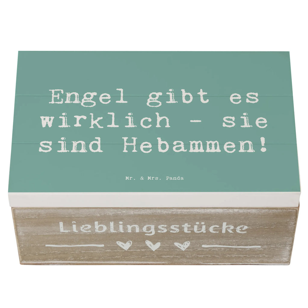 Holzkiste Engel gibt es wirklich - sie sind Hebammen! Holzkiste, Kiste, Schatzkiste, Truhe, Schatulle, XXL, Erinnerungsbox, Erinnerungskiste, Dekokiste, Aufbewahrungsbox, Geschenkbox, Geschenkdose