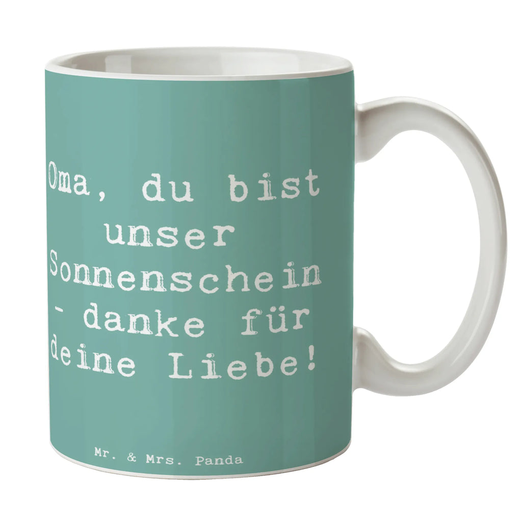 Tasse Spruch Oma Sonnenschein Tasse, Kaffeetasse, Teetasse, Becher, Kaffeebecher, Teebecher, Keramiktasse, Porzellantasse, Büro Tasse, Geschenk Tasse, Tasse Sprüche, Tasse Motive, Kaffeetassen, Tasse bedrucken, Designer Tasse, Cappuccino Tassen, Schöne Teetassen