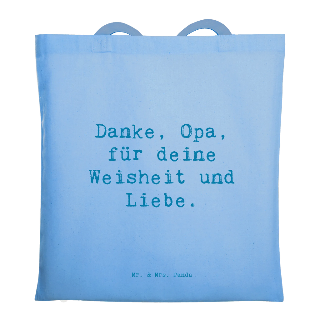 Tragetasche Danke, Opa, für deine Weisheit und Liebe. Beuteltasche, Beutel, Einkaufstasche, Jutebeutel, Stoffbeutel, Tasche, Shopper, Umhängetasche, Strandtasche, Schultertasche, Stofftasche, Tragetasche, Badetasche, Jutetasche, Einkaufstüte, Laptoptasche