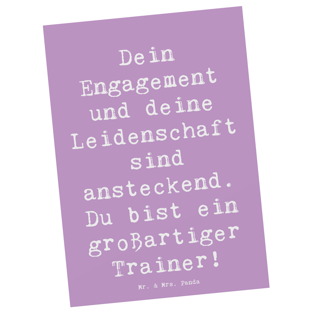 Postkarte Spruch Großartiger Trainer Postkarte, Karte, Geschenkkarte, Grußkarte, Einladung, Ansichtskarte, Geburtstagskarte, Einladungskarte, Dankeskarte, Ansichtskarten, Einladung Geburtstag, Einladungskarten Geburtstag