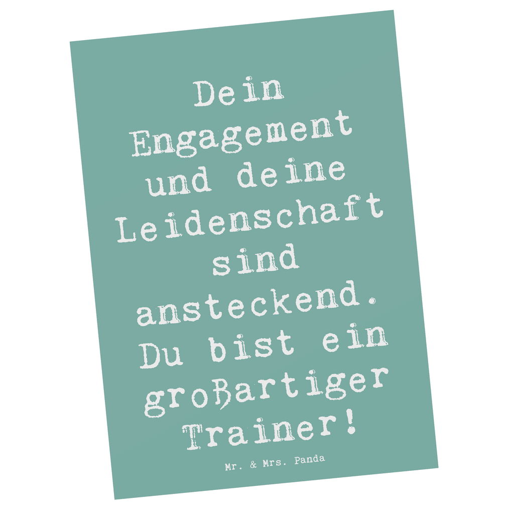 Postkarte Spruch Großartiger Trainer Postkarte, Karte, Geschenkkarte, Grußkarte, Einladung, Ansichtskarte, Geburtstagskarte, Einladungskarte, Dankeskarte, Ansichtskarten, Einladung Geburtstag, Einladungskarten Geburtstag