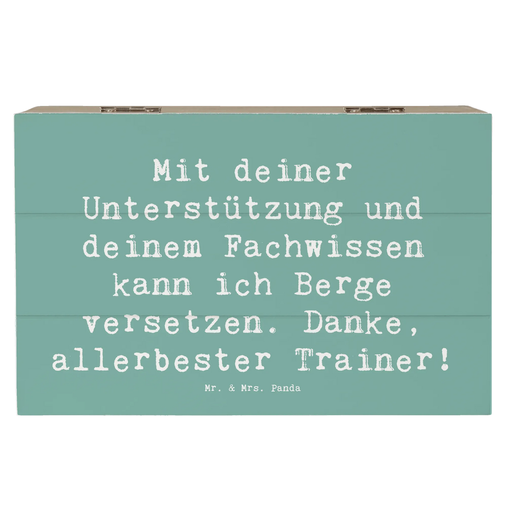 Holzkiste Mit deiner Unterstützung und deinem Fachwissen kann ich Berge versetzen. Danke, allerbester Trainer! Holzkiste, Kiste, Schatzkiste, Truhe, Schatulle, XXL, Erinnerungsbox, Erinnerungskiste, Dekokiste, Aufbewahrungsbox, Geschenkbox, Geschenkdose